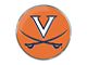 University of Virginia Embossed Emblem; Blue and Orange (Universal; Some Adaptation May Be Required)