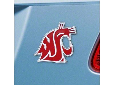 Washington State University Emblem; Red (Universal; Some Adaptation May Be Required)