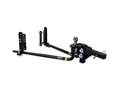 e2 8K Round Bar Weight Distributing Receiver Hitch with Built-In Sway Control (Universal; Some Adaptation May Be Required)