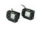 FCKLightBars Dual Purpose Chase Flush Mount 3-Inch LED Light Pods; Amber/White (Universal; Some Adaptation May Be Required)