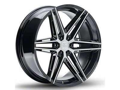 Ferrada Wheels FT4 Machine Black 6-Lug Wheel; 22x9.5; 25mm Offset (04-15 Titan)