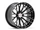 Ferrada Wheels FTR9 Machine Black 6-Lug Wheel; 22x10; -18mm Offset (10-24 4Runner)