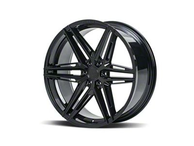 Ferrada Wheels FT4 Machine Black 6-Lug Wheel; 22x9.5; 25mm Offset (22-24 Bronco Raptor)