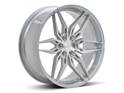 Ferrada Wheels FT5 Machine Silver 6-Lug Wheel; 24x10; 25mm Offset (22-24 Bronco Raptor)