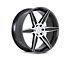 Ferrada Wheels FT2 Machine Silver 6-Lug Wheel; 22x9.5; 30mm Offset (17-24 Titan)