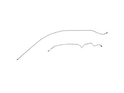 Fine Lines Intermediate Brake Line Kit; Stainless (95-01 Jeep Cherokee XJ w/o ABS)