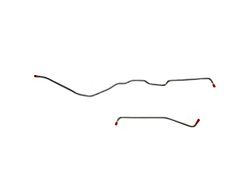 Fine Lines Rear Brake Line Kit; Stainless (94-98 Jeep Grand Cherokee ZJ w/ Disc Brakes)