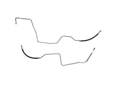 Fine Lines Transmission Cooling Lines; Stainless (93-95 5.2L Jeep Grand Cherokee ZJ)