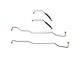 Fine Lines Transmission Cooling Lines; Stainless (03-06 4.0L Jeep Wrangler TJ)