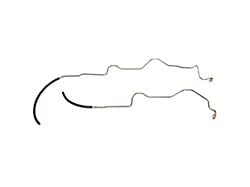 Fine Lines Transmission Cooling Lines; Stainless (00-02 4.0L Jeep Wrangler TJ)