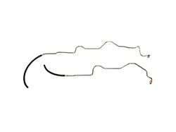 Fine Lines Transmission Cooling Lines; Stainless (97-99 4.0L Jeep Wrangler TJ)