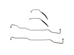 Fine Lines Transmission Cooling Lines; Steel (03-06 4.0L Jeep Wrangler TJ)