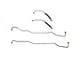 Fine Lines Transmission Cooling Lines; Steel (03-06 4.0L Jeep Wrangler TJ)