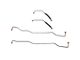 Fine Lines Transmission Cooling Lines; Steel (07-11 3.8L Jeep Wrangler JK w/ Automatic Transmission)