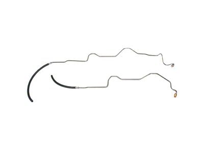 Fine Lines Transmission Cooling Lines; Steel (97-99 4.0L Jeep Wrangler TJ)