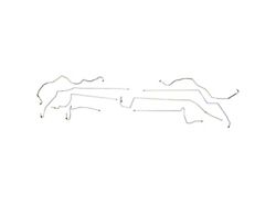 Fine Lines Intermediate Brake Line Kit; Steel (07-14 4WD Tundra CrewMax)