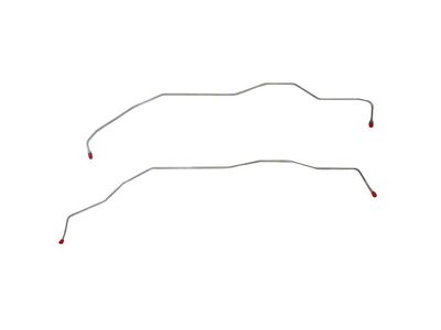 Fine Lines Rear Brake Line Kit; Stainless (08-14 4WD Tundra)