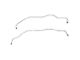 Fine Lines Rear Brake Line Kit; Stainless (08-14 4WD Tundra)