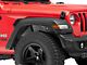 Fishbone Offroad Aluminum Inner Fenders; Front; Black (20-24 Jeep Gladiator JT)