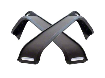 Fishbone Offroad Elite Aluminum Fenders; Front (20-24 Jeep Gladiator JT)