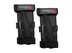 Fishbone Offroad ParaCord Grab Handles; Black (Universal; Some Adaptation May Be Required)