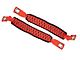 Fishbone Offroad ParaCord Grab Handles for A-Pillar and Sound Bar; Red (07-18 Jeep Wrangler JK)