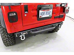 Fishbone Offroad Piranha Rear Bumper with Step (97-06 Jeep Wrangler TJ)