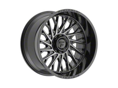 Fittipaldi Offroad FA08 Gloss Black Machined Face with Dark Tint 5-Lug Wheel; 22x12; -44mm Offset (07-13 Tundra)