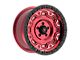 Fittipaldi Offroad FT100 Gloss Red with Machined Face, Red Tint and Satin Black Lip 5-Lug Wheel; 18x9; 18mm Offset (07-13 Tundra)