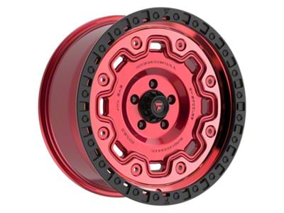 Fittipaldi Offroad FT100 Gloss Red with Machined Face, Red Tint and Satin Black Lip 5-Lug Wheel; 20x9; 18mm Offset (07-13 Tundra)