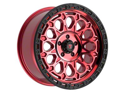 Fittipaldi Offroad FT101 Gloss Red with Machined Face, Red Tint and Satin Black Lip 5-Lug Wheel; 20x9; 18mm Offset (07-13 Tundra)