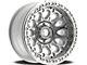 Fittipaldi Offroad FB153 Gloss Silver Machined with Machined Ring Wheel; 17x9; -15mm Offset (20-24 Jeep Gladiator JT)