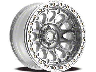 Fittipaldi Offroad FB153 Gloss Silver Machined with Machined Ring Wheel; 20x10; -38mm Offset (20-24 Jeep Gladiator JT)