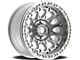 Fittipaldi Offroad FB153 Gloss Silver Machined with Machined Ring Wheel; 17x9; -15mm Offset (18-24 Jeep Wrangler JL)