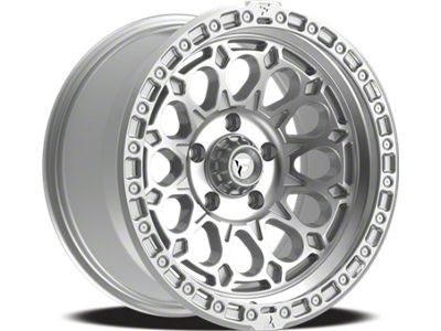 Fittipaldi Offroad FT101 Gloss Silver with Machined Face and Undercut Wheel; 18x9; 0mm Offset (18-24 Jeep Wrangler JL)