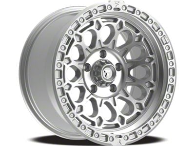 Fittipaldi Offroad FT101 Gloss Silver with Machined Face and Undercut Wheel; 18x9; 0mm Offset (07-18 Jeep Wrangler JK)