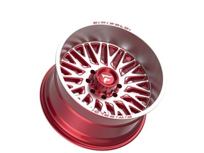 Fittipaldi Offroad FA07 Gloss Red Machined 6-Lug Wheel; 22x12; -44mm Offset (04-15 Titan)