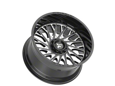 Fittipaldi Offroad FA08 Gloss Black Milled 6-Lug Wheel; 22x12; -44mm Offset (04-15 Titan)