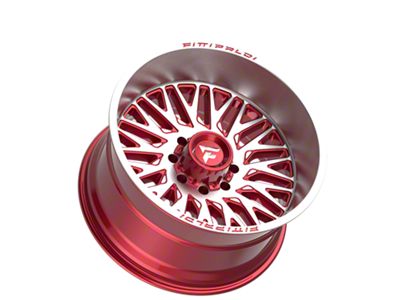 Fittipaldi Offroad FA07 Gloss Red Machined 6-Lug Wheel; 22x12; -44mm Offset (05-15 Tacoma)