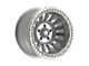 Fittipaldi Offroad FB152 Machined Silver 6-Lug Wheel; 17x9; -38mm Offset (05-15 Tacoma)