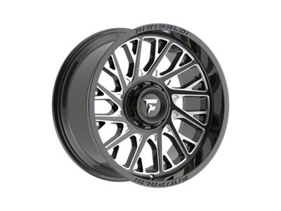 Fittipaldi Offroad FA08 Gloss Black Milled 5-Lug Wheel; 20x10; -19mm Offset (07-13 Tundra)