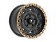 Fittipaldi Offroad FT100 Satin Black with Bronze Ring 5-Lug Wheel; 18x9; 18mm Offset (07-13 Tundra)