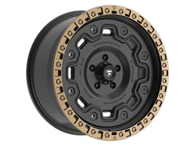 Fittipaldi Offroad FT100 Satin Black with Bronze Ring 5-Lug Wheel; 20x9; 18mm Offset (07-13 Tundra)