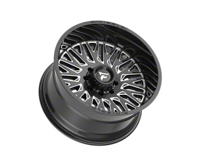 Fittipaldi Offroad FA07 Gloss Black Milled 6-Lug Wheel; 26x12; -44mm Offset (10-24 4Runner)