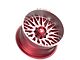 Fittipaldi Offroad FA07 Gloss Red Machined 6-Lug Wheel; 26x12; -44mm Offset (10-24 4Runner)