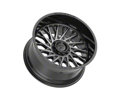 Fittipaldi Offroad FA08 Gloss Black Machined with Dark Tint 6-Lug Wheel; 22x12; -44mm Offset (10-24 4Runner)