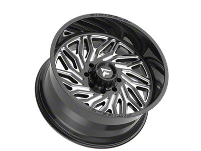 Fittipaldi Offroad FA13 Gloss Black Milled 6-Lug Wheel; 24x12; -44mm Offset (10-24 4Runner)