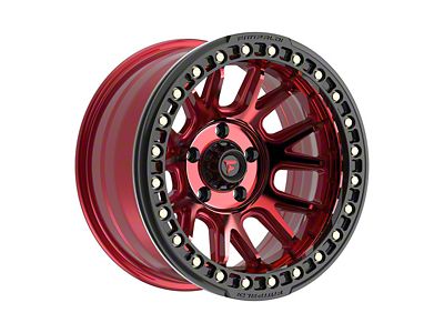 Fittipaldi Offroad FB151 Metallic Red with Red Tint 6-Lug Wheel; 17x9; -38mm Offset (10-24 4Runner)