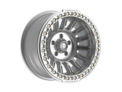 Fittipaldi Offroad FB152 Machined Silver 6-Lug Wheel; 17x9; -38mm Offset (10-24 4Runner)