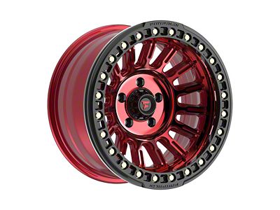 Fittipaldi Offroad FB152 Metallic Red with Red Tint 6-Lug Wheel; 17x9; -38mm Offset (10-24 4Runner)